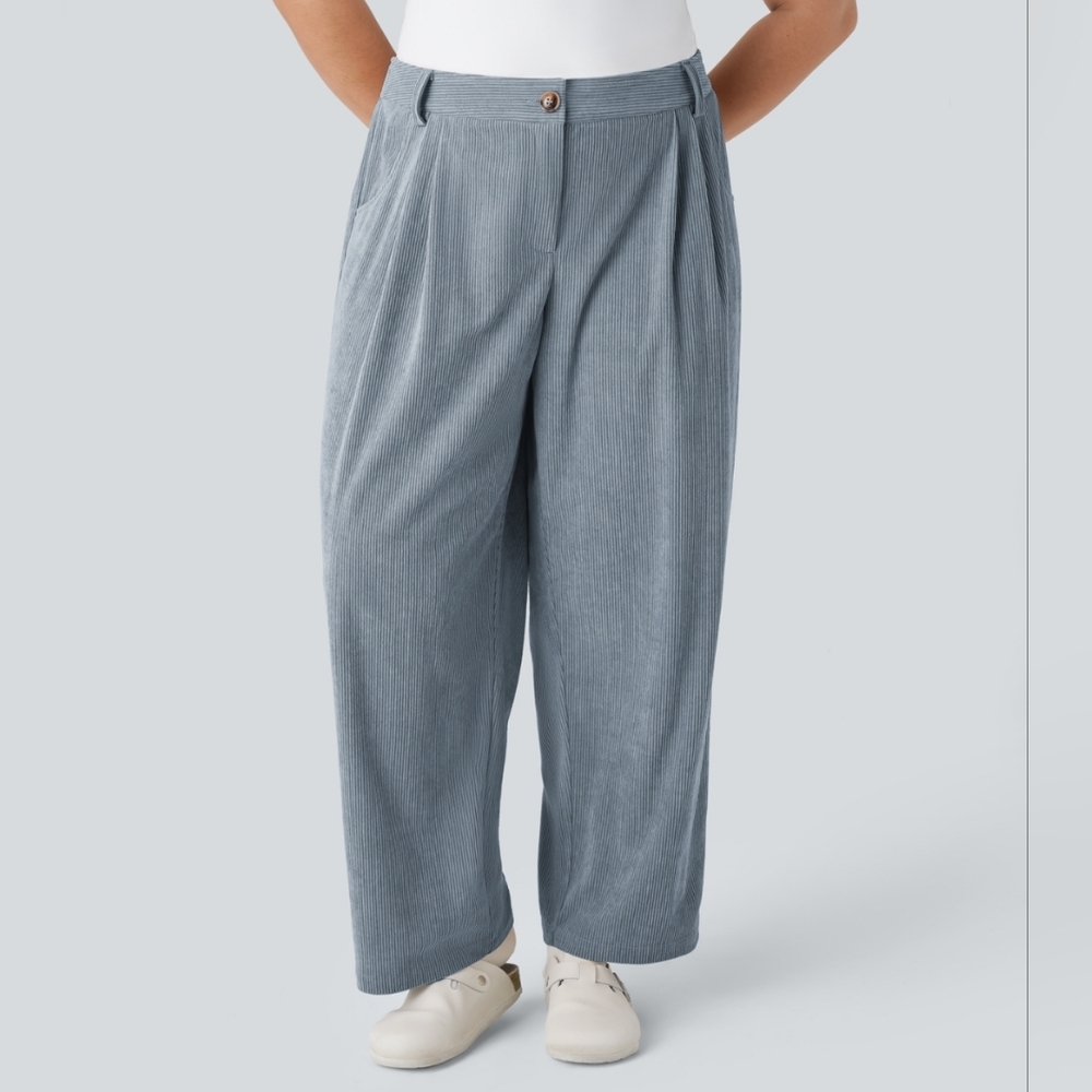New Halara 3x blue corduroy pants